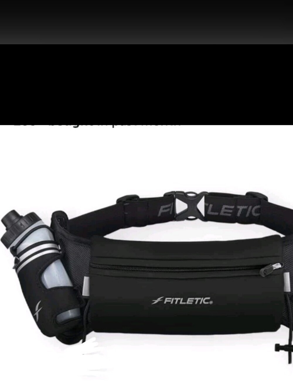 New Fitletic Hydration Belt 12oz Outdoor Hiking Running